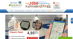 Desktop Screenshot of jumbo-ortung.de